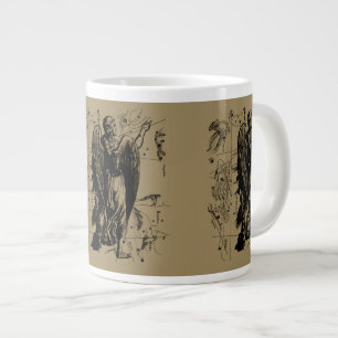 Virgo Constellation Hevelius Etching Style Jumbo-Tasse
