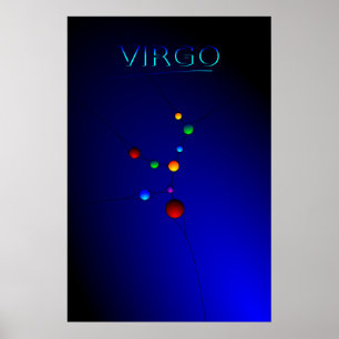 Virgo Constellation Poster