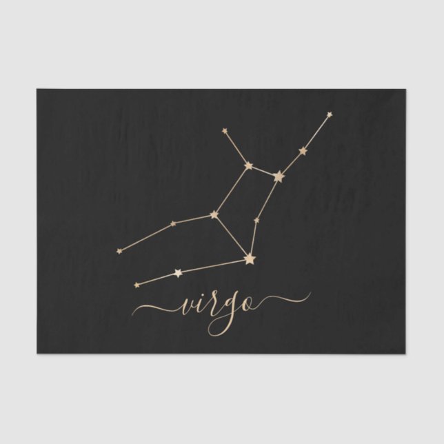 Virgo Constellation Seidenpapier (Vorderseite)