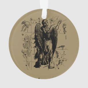Virgo Constellation Vintag Hevelius 1690 Ornament