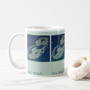 Virgo Constellation Vintag Zodiac Astrologie Tasse