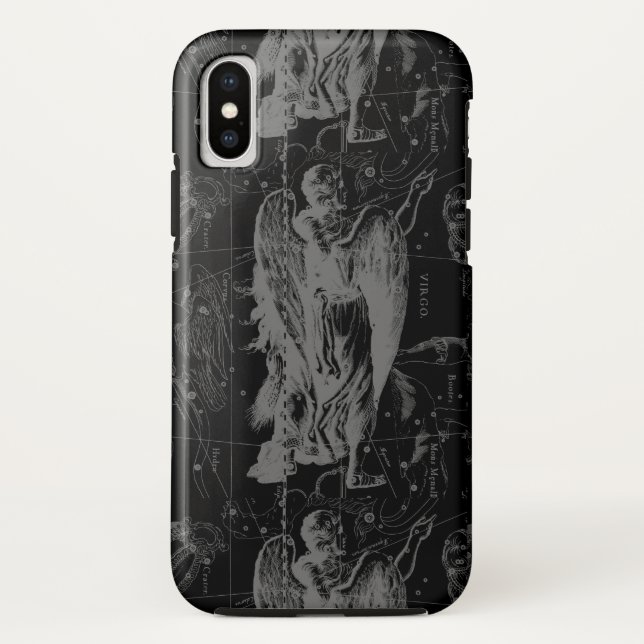 Virgo Constellation Zodiac Map Hevelius 1690 Case-Mate iPhone Hülle (Rückseite)