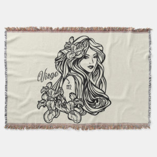Virgo Die Jungfrau Zodiac Golden Decke