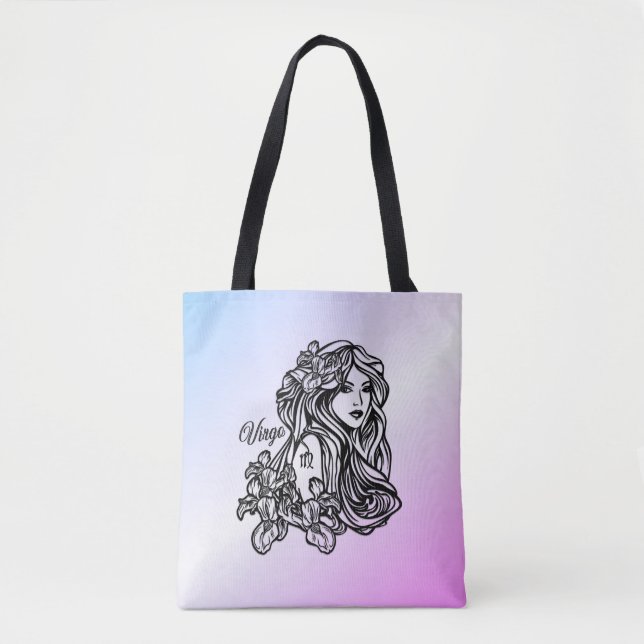 Virgo Die Jungfrau Zodiac Lila (Vorderseite)