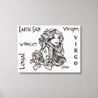 Virgo Die Jungfrau Zodiac Pink