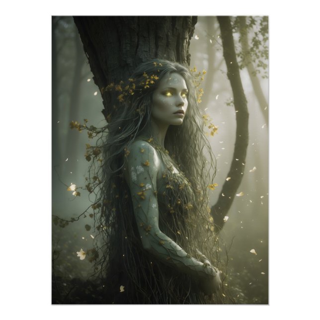 Virgo Dryade – Mythische Bosziel Poster (Vorderseite)