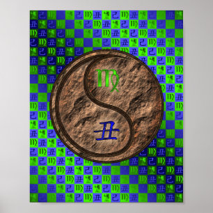 Virgo & Earth Ox Poster