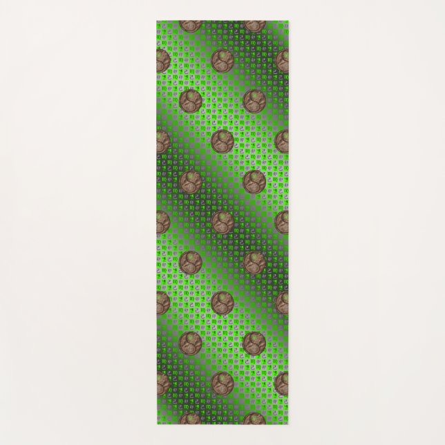 Virgo & Earth Rabbit Yogamatte (Vorderseite)