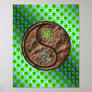 Virgo & Earth Snake Poster