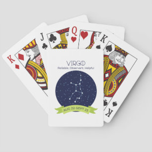 Virgo-Eigenschaften Spielkarten