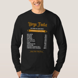 Virgo Fakten je Container Zodiac-Zeichen Da T-Shirt