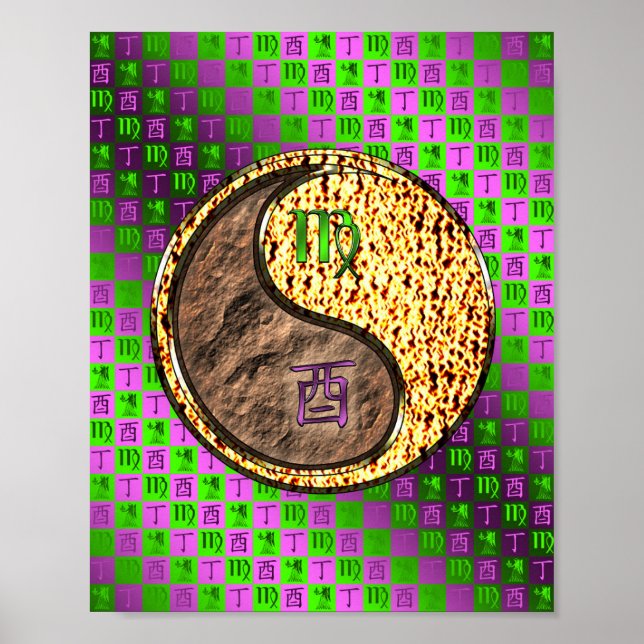 Virgo & Fire Poster (Vorne)