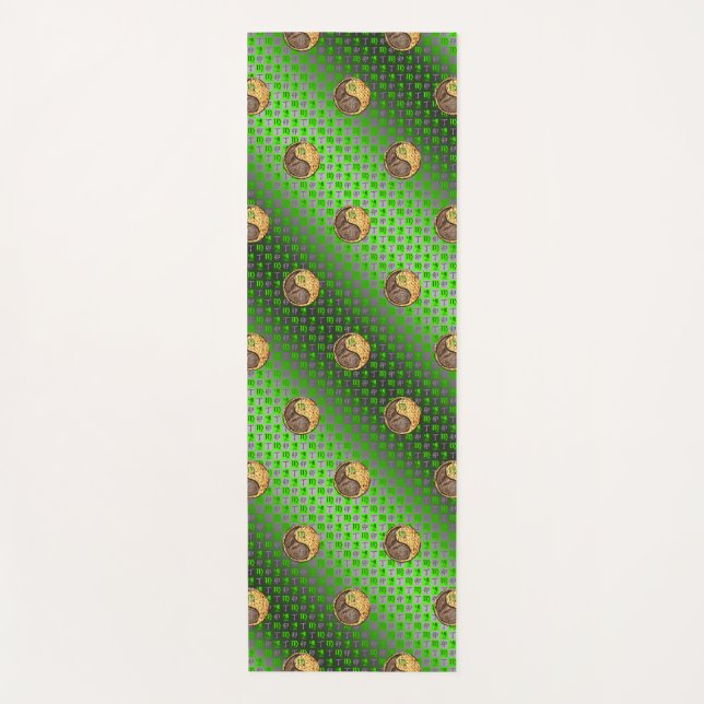 Virgo & Fire Rabbit Yogamatte (Vorderseite)