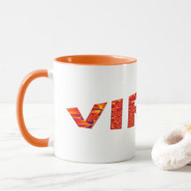 Virgo - Firey Orange Yellow Blue