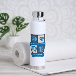 Virgo Geburtstagswappen™ für 1.-22. September Trinkflasche