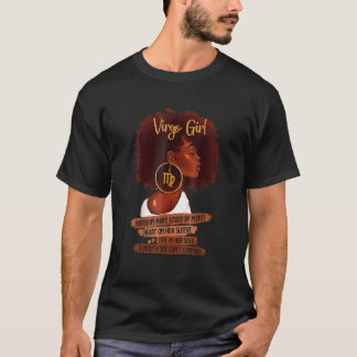 Virgo Girl Black Women Melanin Afro Queen T-Shirt