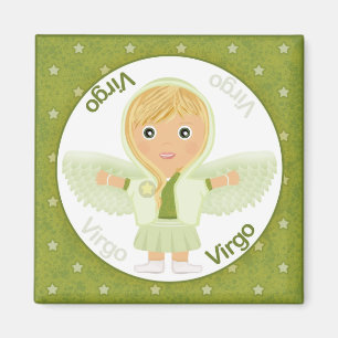 Virgo Girl Character Magnet