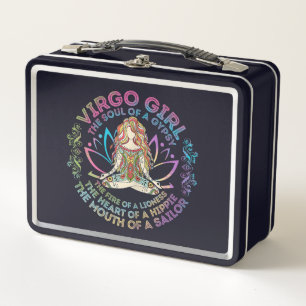 Virgo Girl - Soul einer Sinti und Roma Metall Brotdose