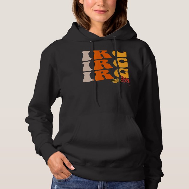 Virgo Girl Zodiac Sign Astrology Fall Vibes Autumn Hoodie (Vorderseite)
