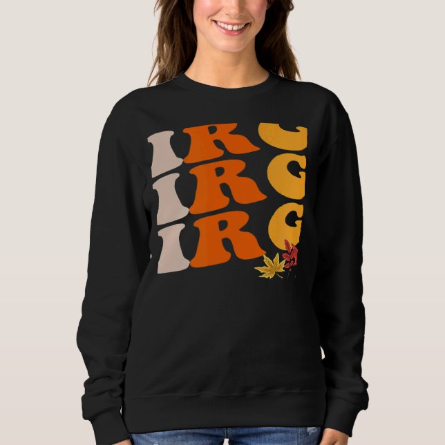Virgo Girl Zodiac Sign Astrology Fall Vibes Autumn Sweatshirt (Vorderseite)