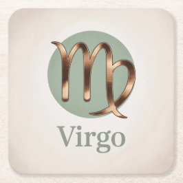 Virgo Glyph Circle Untersetzer Set