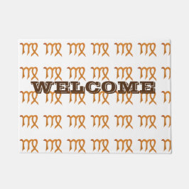 Virgo Golden Astrologie-Zeichen Fußmatte