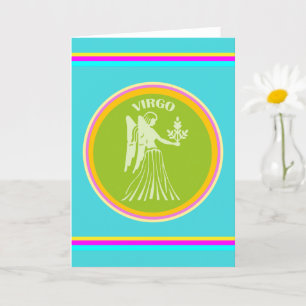 Virgo Greeting Card Karte