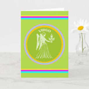 Virgo Greeting Card Karte