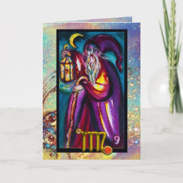 VIRGO HERMIT TAROT ASTROLOGY ZODIAC GEBURTSTAG KARTE
