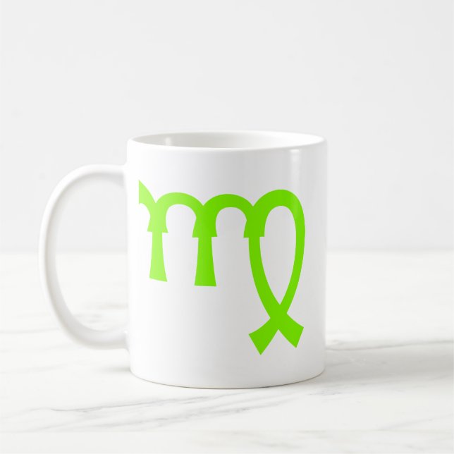Virgo in Green Kaffeetasse (Links)