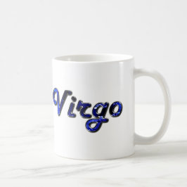 Virgo in Sapphire Gemstone Kaffeetasse