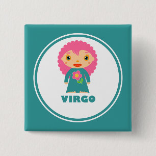 Virgo ist mein Zodiac-Zeichen Button