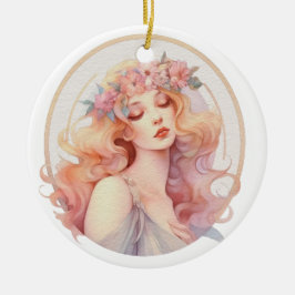 Virgo Keramik Ornament