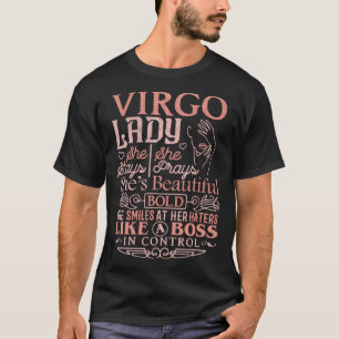 Virgo Lady Astrologie Zodiac Sign Virgo Mädchen T-Shirt