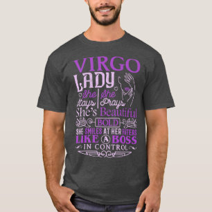 Virgo Lady Shirt Astrologie Zodiac Sign Virgo Frau