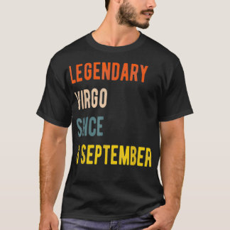 Virgo Legend Seit 8. September Vintag Geburtstag 1 T-Shirt