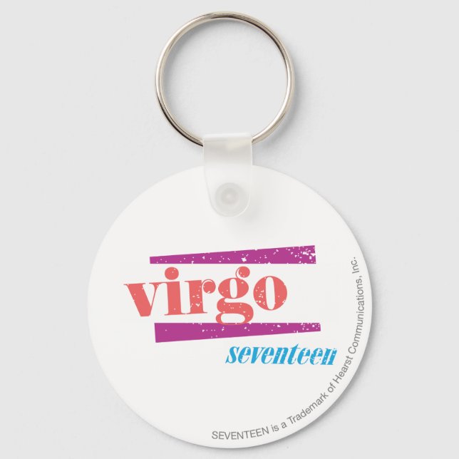 Virgo LtPink Schlüsselanhänger (Vorderseite)