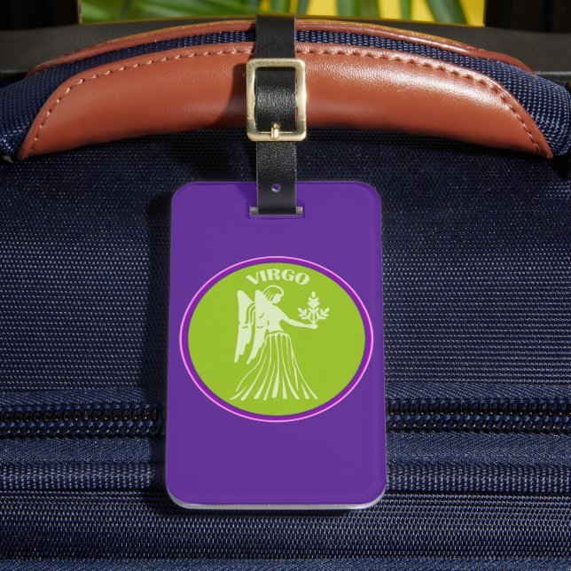 Virgo Luggage Tag Gepäckanhänger (Vorderseite Insitu 2)