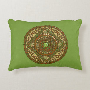Virgo Mandala Accent Pillow Zierkissen