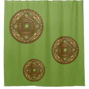 Virgo Mandala Duschvorhang