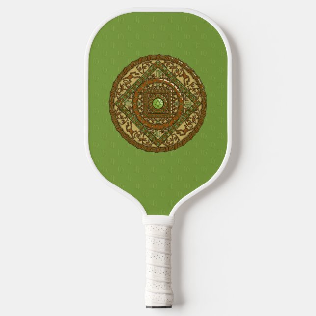 Virgo Mandala Pickleball Schläger (Vorderseite)