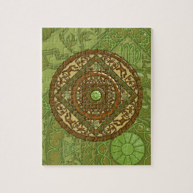 Virgo Mandala Puzzle (Vertikal)
