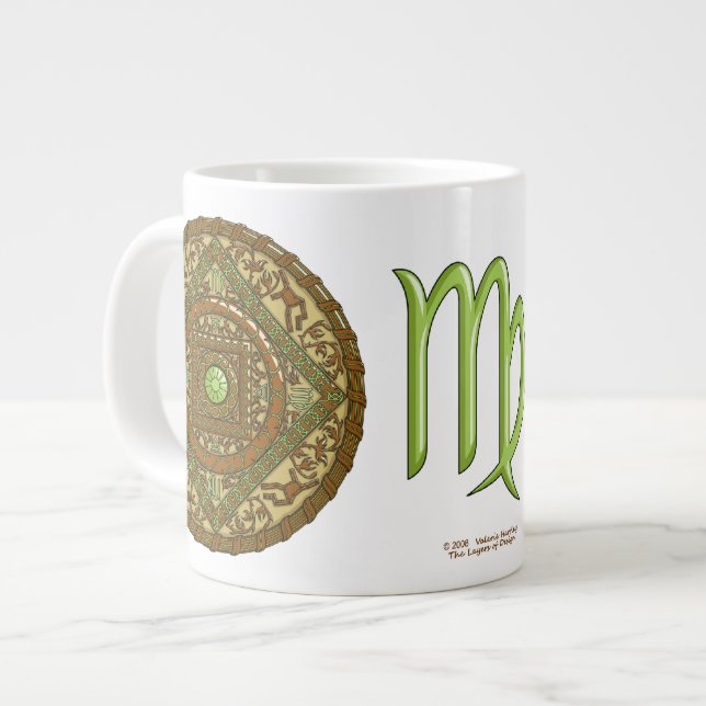Virgo Mandala Spezielle Tasse (Vorderseite Links)