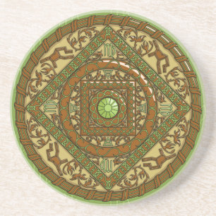 Virgo Mandala Untersetzer