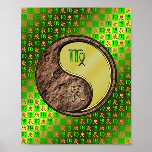 Virgo & Metal Dragon Poster (Vorne)