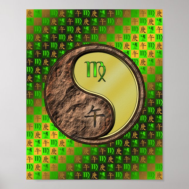 Virgo & Metal Horse Poster (Vorne)