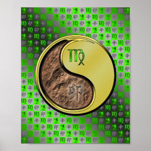 Virgo & Metal Rabbit Poster