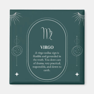 Virgo passen den Namen 12 Zeichen des Zodiaks an Magnet