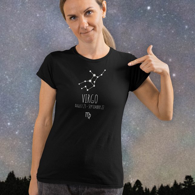 Virgo | Personalisierter T - Shirt der Sternbilder (Von Creator hochgeladen)