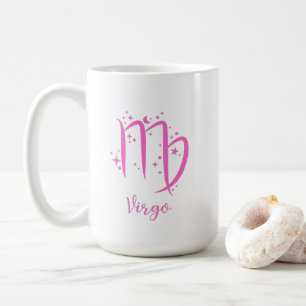 Virgo Pink Zodiac Kaffeetasse